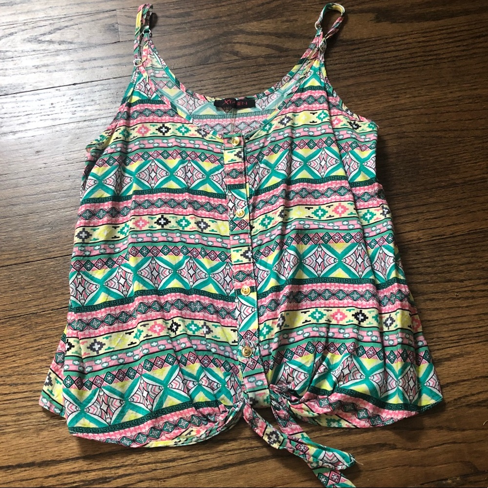 Aztec Print Tank☀️